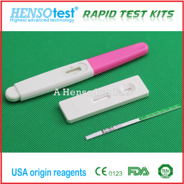 HCG Prueba de Embarazo Test Strip Cassette Midstream